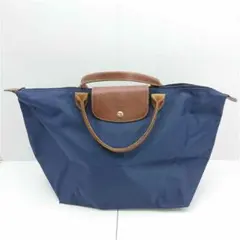 ＆ロンシャンル プリアージュ トートバッグ ネイビー系 レディース