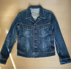 アバハウス　ビンテージ加工デニムジャケット　メンズMサイズ