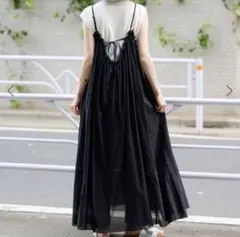 SLOBE IENA コットンガーゼ ギャザーワンピース SLOBE IENA（スローブイエナ）の「コットンガーゼ ギャザーワンピース