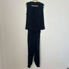36 Quatre-Neuf】 美品 ウエスト切り替え オールインワン M - メルカリ