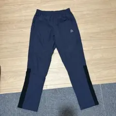 Reebok ネイビー ジャージパンツ　Lサイズ
