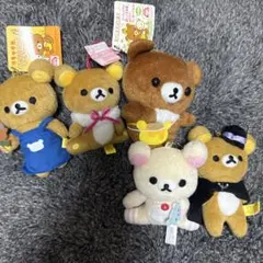 思*）様 和リラックマ展限定 着物ぶらさげぬいぐるみ 3点セット - メルカリ