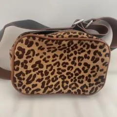 ヒョウ柄レオパードショルダーバッグ