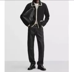 ジップアップ カーディガン