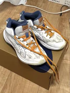 asics バスケットボールシューズ ホワイト 25.5cm - メルカリ