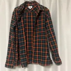 ユニクロ　暖か　JWANDERSON 秋冬色　チェックのネルシャツ　裾可愛いです