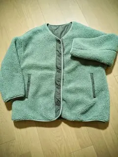 リバーシブルボアブルゾン フリースジャケット