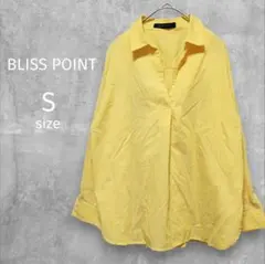 さ*ら様 BLISS POINT☆ブリスポイント☆長袖シャツ【S】イエロー☆トッのサムネイル