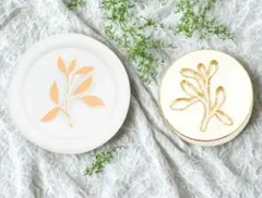 シーリングスタンプ ヘッド リーフ 葉っぱ 葉 シール 印章 ワックス 封蝋