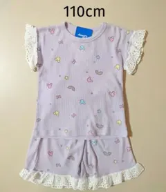 新品 ミニー 半袖パジャマ 110cm 上下セット ワッフル 女の子 フリル