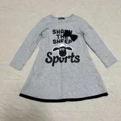 リトルベアクラブ　120cm 長袖ワンピース　薄手スウェット　ひつじのショーン