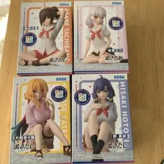ぬきたし　ちょこのせ　フィギュア　4点セット