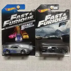 ホットウィール FAST & FURIOUS ニッサン スカイライン 2点セット
