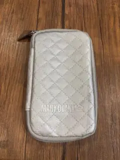 MARY QUANT シルバー キルティングポーチ