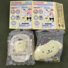サンリオシークレットランチボックス風ミニ小物入れ　ポムポムプリン2種のサムネイル