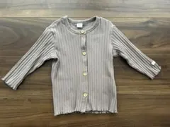 【良品】80サイズ　テータテート　長袖カーディガン