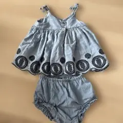 GAP デニムドレスとショーツセット 18-24ヶ月