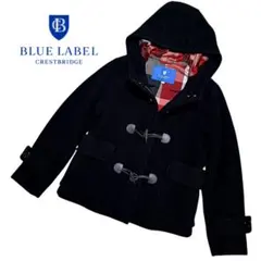 【極美品】クレストブリッジ ダッフルコート ゴールド金具 ダークネイビー 38