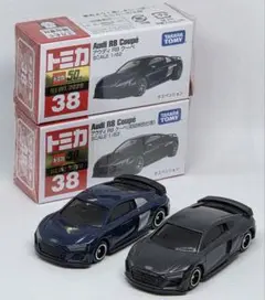 トミカ 38 アウディ R8 通常＆初回 開封済
