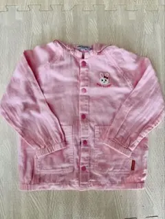 MIKI HOUSEミキハウス　うさこ二重織パーカー　100cm