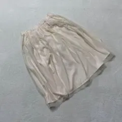 ￼ショコラフィネローブ　チュールスカート　オフホワイト　フレア　フェミニン