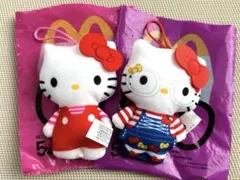 ハッピーセット ハローキティ ぬいぐるみ 2体