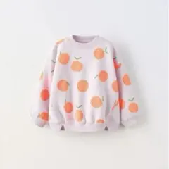 新品】ZARA kids ザラキッズ プリントスウェット　トレーナー 104cm