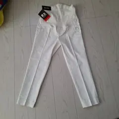 Angeliebe 新品マタニティパンツ ホワイト7号