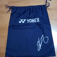 YONEX 桃田選手サイン入りナイロンバッグ ネイビー