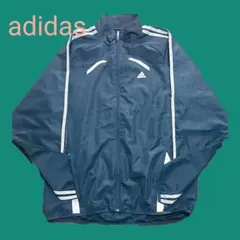 adidas ネイビー ジップアップジャケット