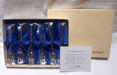 WAKO 銀座和光 金仕上げ スプーン 6本セット 箱入り 新品未使用 - メルカリ