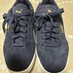 PUMA スエード ネイビー スニーカー