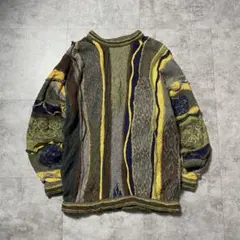 COOGI クージー　3D 三つ編みニット　セーター　オーストラリア製