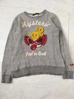 ヒスミニ グレー トレーナー