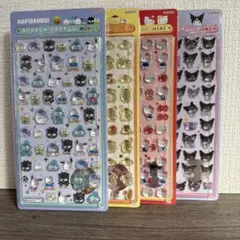 正規品　サンリオボンボンドロップシールミニ４枚セット