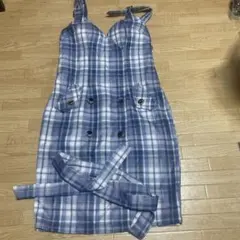 送料込みキャバドレスワンピース　チェック柄jewelsまとめ売り