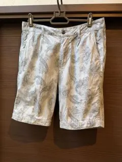 MR.OLIVE ショートパンツ S ブルー 総柄 日本製のサムネイル