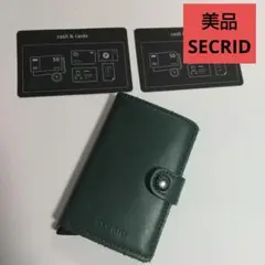 美品 SECRID セクリッド スリムウォレット カードケースのサムネイル