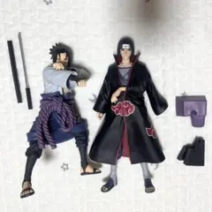 未開封】ナルト 疾風伝 サスケ イタチ GiGO限定 フィギュア+シール