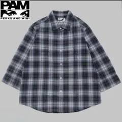 P.A.M. パークスアンドミニ 七分袖 チェックシャツ パム　PAMのサムネイル