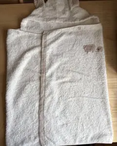 （美品）今治タオル　フード付きバスタオル　ベビー