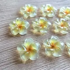 デコパーツ　ハイビスカス　10個