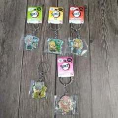 鬼滅の刃　ご当地キーホルダー　メタルキーホルダーセット 5種