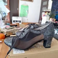 社交ダンスティーチャーシューズ靴 23.5cm
