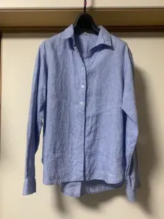 美品　REFINED CLOTHES 麻100%シャツのサムネイル