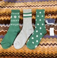 新品 Gap kids 21-23cm ソックス3足セット Lサイズ キッズ