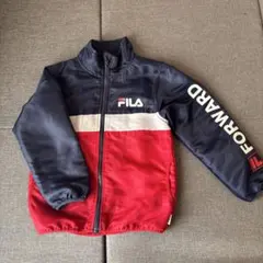 FILA ジップアップジャケット アウターネイビー/レッド