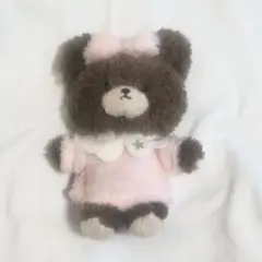 くまのがっこう ぬいぐるみ ピンク ワンピース