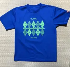 【即購入可】JUICの卓球ユニフォーム青アーガイル柄JTTA付き