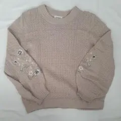 【12/16までの価格】 Dukkah　セーター　花刺繍